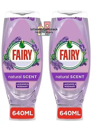 2 X Fairy Washing Up Liquid Natural Lavender & Rosemary 640Ml • £12.95
