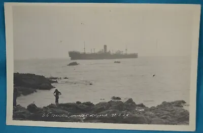 £22.95 • Buy 1924 RP Postcard Real Photo Shipwreck Cornwall Lizard SS Bardic Hawke Helston