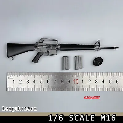 1/6 WWII M16 Gun Rifle Weapon Model Fit 12'' Soldier Action Figure Toy • $16.73