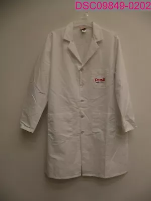 Stain-Red Kap Unisex White Lab Coat Long XL-RG 9BH1  Persil PROCLEAN  Logo • $9.89