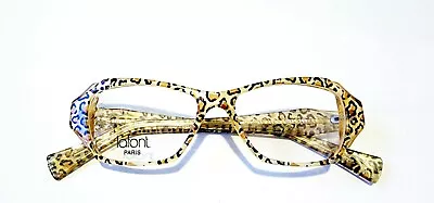 JEAN LAFONT Gladys 380 Panther Womens Semi Cat Eye Eyeglasses 51-14-140 B:35 • $99.99