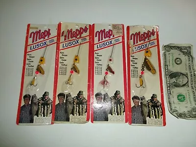 Lot Of 4 Mepps Lusox Weight Forward Spinner Lure Size 0 & 2  - NIP • $19.99