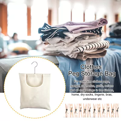 Bathroom Bedroom For Washing Line Clothes Peg Storage Bag Space Saving Pouch • $14.59