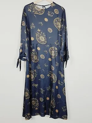 NEON ROSE Womens Size XL Or 16 Celestial Print Maxi Dress • $55