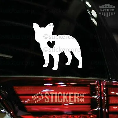 $7.49 • Buy I Love My French Bulldog Car Decals [ Vinyl Accent For Cars Laptop Journal] 