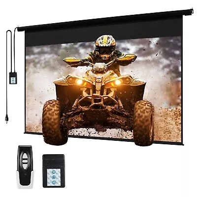 Kayle 120  Motorized Projector Screen Electric Diagonal Automatic Projection ... • $225.18