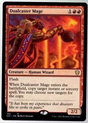 Dualcaser Mage 165 Non Foil Rare Commander 2021 MTG Near Mint • $1.89