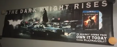 Batman Promo Banner The Dark Knight Rises 2012 DC Rare 8 Feet Vinyl DVD Promo  • $22