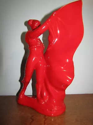 Vintage Matador Figurine Bull Fighter Red Mid Mod MCM • $35