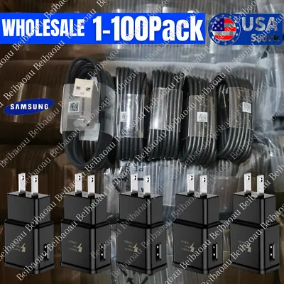 Wholesale Lot For Samsung Adaptive Fast Charge Kit Adapter With USB Type C Cable • $325.36