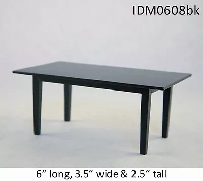 MISSION TABLE 1:12 SCALE DOLLHOUSE MINIATURES Heirloom Collection  • $32.95