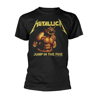 Men's Metallica Jump In The Fire Vintage T-shirt Large Black • $27.05