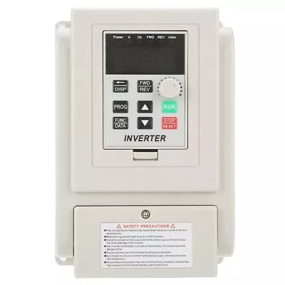 4KW 6HP Single To 3-Phase Variable Frequency Speed Drive Inverter VFD VSD 220V • £179.66