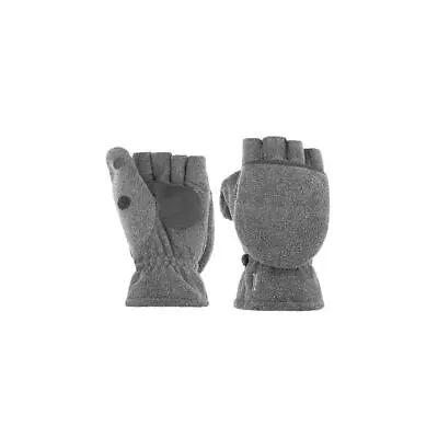 Men’s Microfleece Pop-Top Mitten – Insulated Fingerless Glove For Winter Weather • $27.44