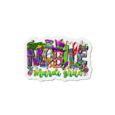 Mobile Mardi Gras Die-Cut Magnets • $6.73