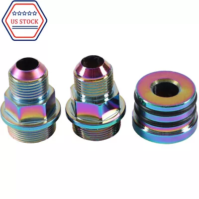 Block Rear Breather Fittings Plug 10AN NEW For Honda Oil Catch Can B16 B18 M28 • $12.97