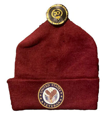 U.s. Marine Corps Usmc Usa United States Veteran Watch Cap Beanie Hat Red • $14