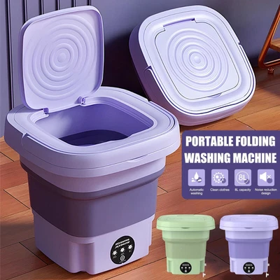 £23.95 • Buy Portable Washing Machine Mini Washer Foldable Washer And Spin Dryer Small Travel