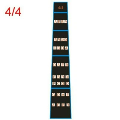 $3.15 • Buy 4/4 Violin Fiddle Finger Guide Fingerboard Sticker Label (size 4)!