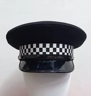 UK/ British Police Officer  Cap / Hat ( Black Wool/Melton Top) • £39