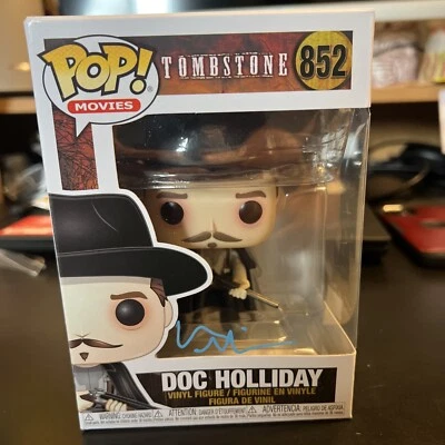 $224 • Buy Val Kilmer Signed Tombstone Doc Holiday Funko Pop Celebrity Authentics