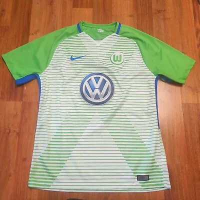 £42 • Buy VFL WOLFSBURG  2017/18 NIKE Home Shirts Size L
