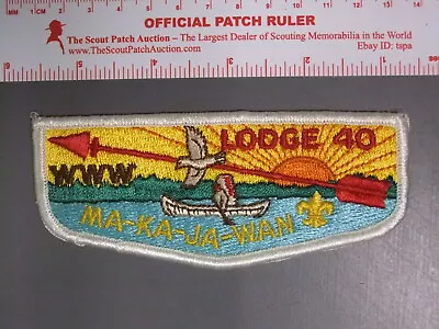 Boy Scout OA 40 Ma-ka-ja-wan Flap 1375NN • $7.77