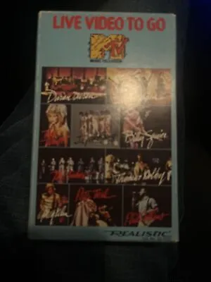 Vintage 1984 MTV Video To Go BETA Tape Iron Maiden Others • $3.95