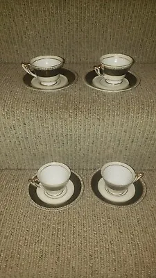 Antique Ucagco China Demitasse Cup & Saucer Occupied Japan Vintage Set Of 4 • $49.99