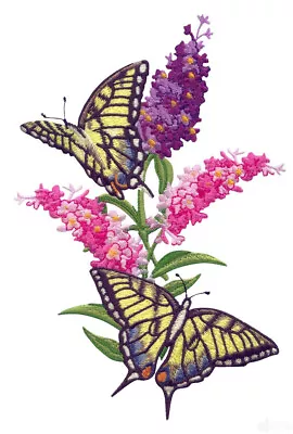 45 Butterfly Garden Machine Embroidery Designs On USB • $9.95