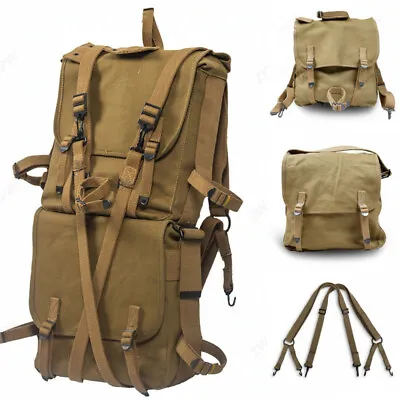 WW2 US ARMY Marines USMC M1941 Tactical Backpack Up-Down Combination 782 Type • $118.52