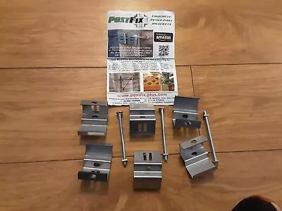 £10 • Buy 3 Postfix® 4 X 4 Slotted Concrete Fence Post Bracket Hanging Basket Bracket