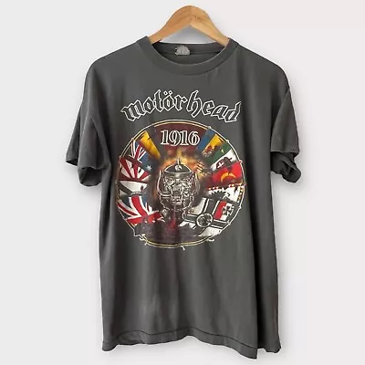 1991 Motorhead Vintage Euro Tour Vintage Band Rock Metal Shirt 90s 1990s • $295