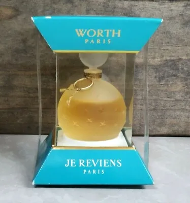 Vintage Je Reviens ~ Worth ~ 1.69 Oz EDT Splash Bottle NIB Please Read  (s8 • $40