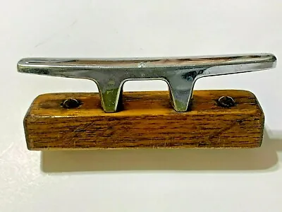 Vintage 6” Inch Boat Cleat Brass Boat Marine Dock Cleat • $64.99