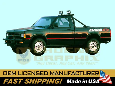 1988 1989 1990 1991 Chevy Truck S10 BAJA Decals Stripes Graphics Kit (Complete) • $189