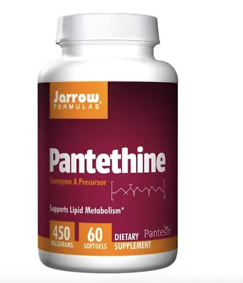 £22.49 • Buy Jarrow Formulas Pantethine, 450mg X 60 Softgels, Blood Cholesterol Maintenance.