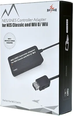 NEW NES SNES SFC Controller To For Wii NES Classic Edition Mini Adapter Mayflash • $15.99