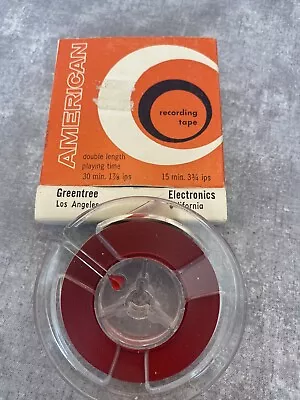 3” American Magnetic Sound Recording Tape Greentree Electronics Calif. 15 Min • $10