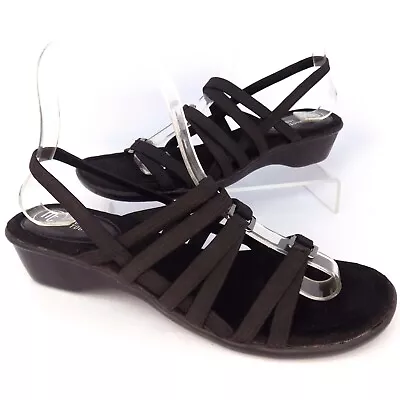 Mootsies Tootsies Monellah Women's Casual Sandal Size 7.5 M Black NEW 5499 • $16.98