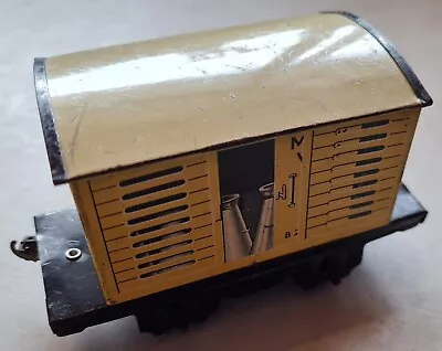 Vintage Chad Valley Model O-gauge Tin Train Milk Carriage.railway.prop. • £20