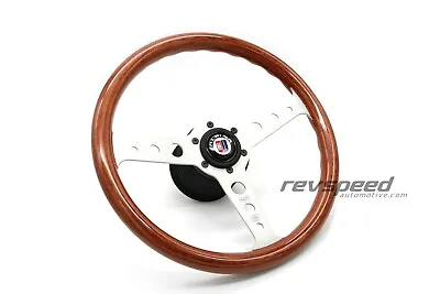 MOMO Indy Heritage Steering Wheel With Alpina Horn Button For BMW E9 E12 E21 E24 • $399.95