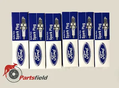 New 6 X FORD Falcon BA BF FG / Territory 6cyl Gas LPG Spark Plug AGSP22YE07 • $55