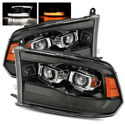 For 2009-2018 Ram 1500/2500/3500 Dual DRL/Sequential Signal Projector Headlights • $319.50