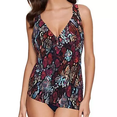 Magicsuit Queen Cobra Winnie Tankini Top Women's Size 12 New With Tags • $100