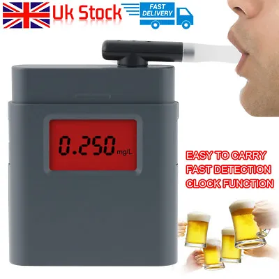 £9.28 • Buy Digital Police Breathalyzer Breath Test Alcohol Tester Analyzer Detector UK