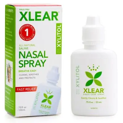 Xlear Xylitol Saline Nasal Spray Fast Relief .75 Fl Oz (22 Ml) • $23.59