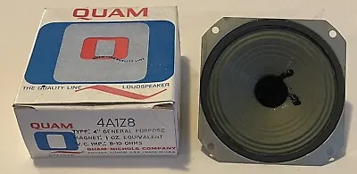 NOS Quam 4A1A8 4  General Purpose Speaker 8-10 Ohms • $25