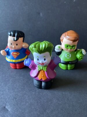 $13.99 • Buy Fisher Price Little People Super Heroes Superman Green Lantern & Joker