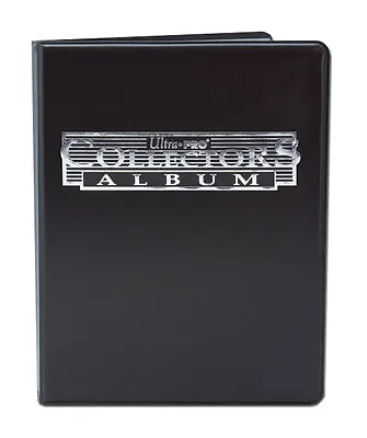 Ultra Pro 9 Pocket Black Collectors A4 Album Portfolio Folder 10 Pages 180 Cards • $17.95